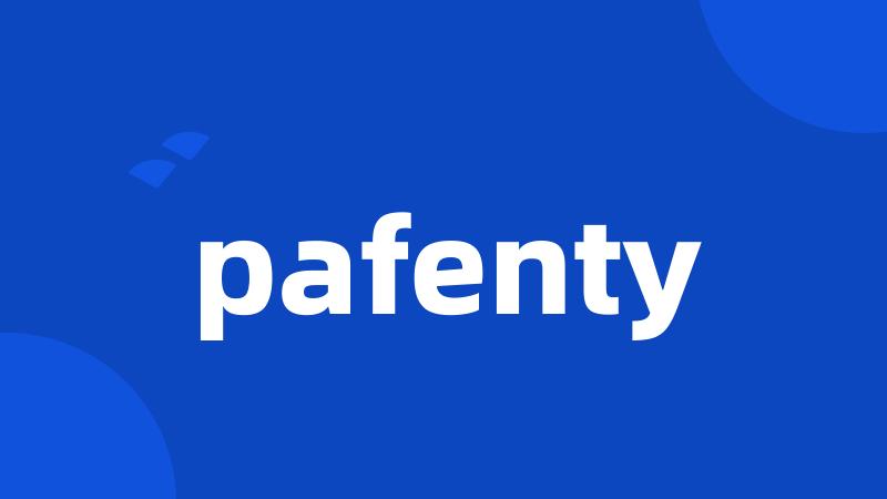 pafenty