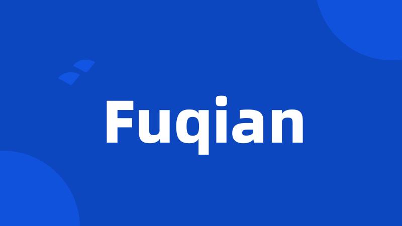 Fuqian