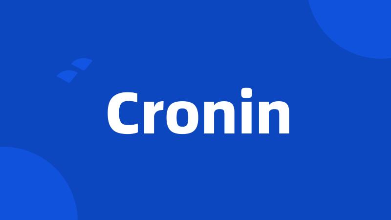 Cronin