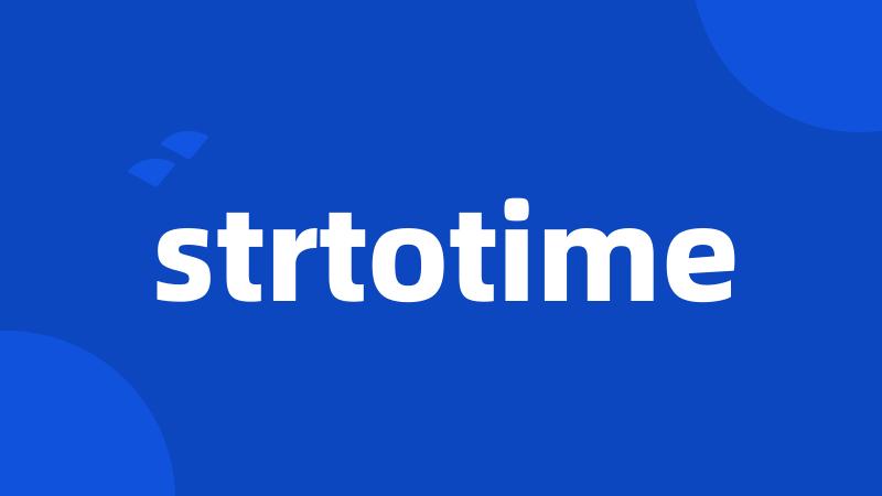 strtotime