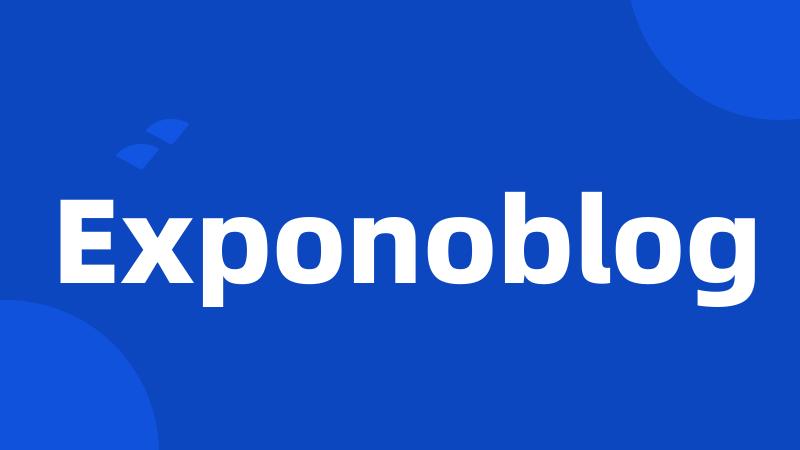 Exponoblog