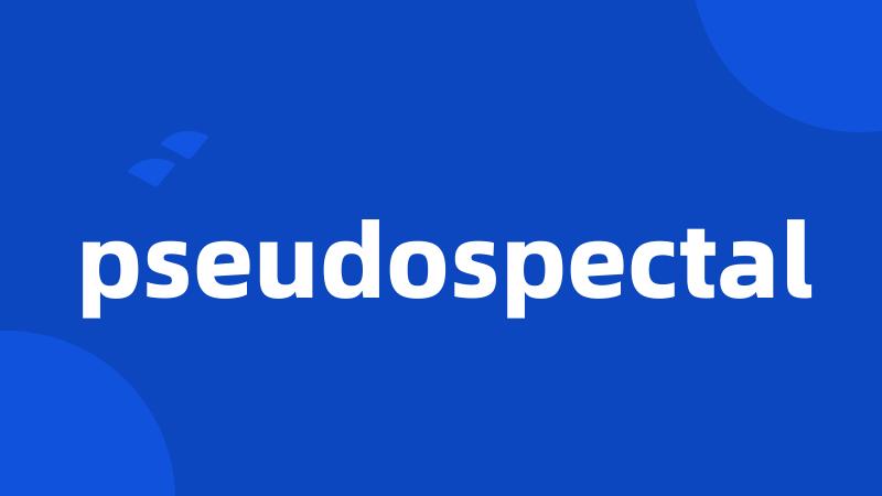 pseudospectal