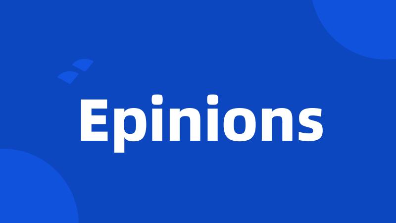 Epinions