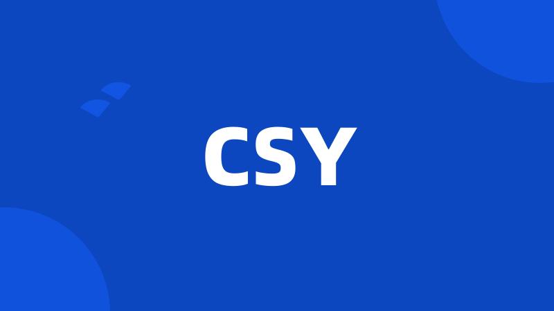 CSY