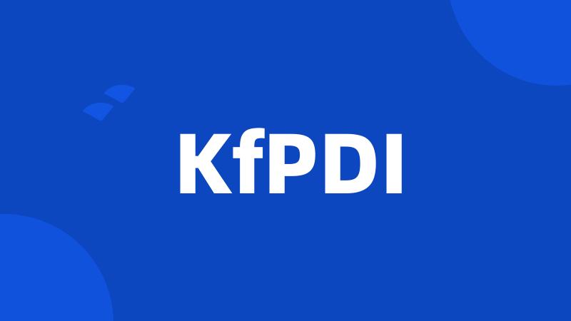 KfPDI