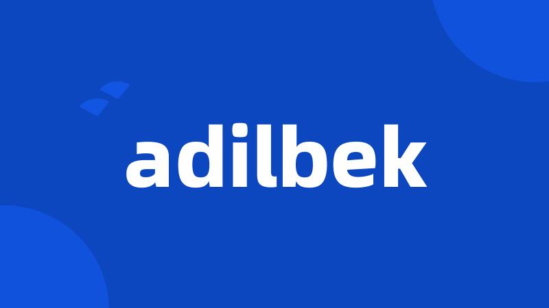 adilbek