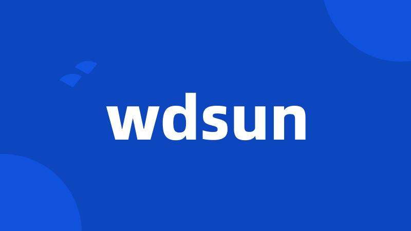 wdsun