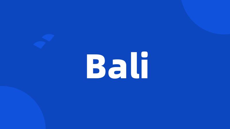 Bali