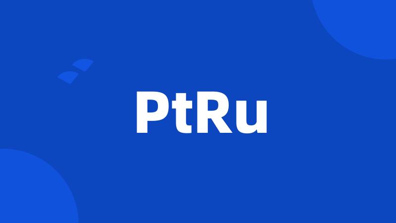 PtRu