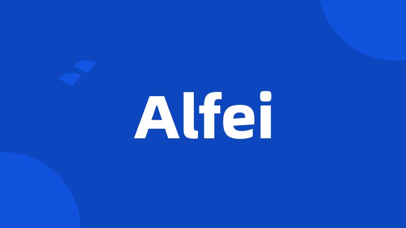 Alfei