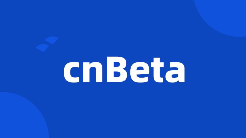 cnBeta