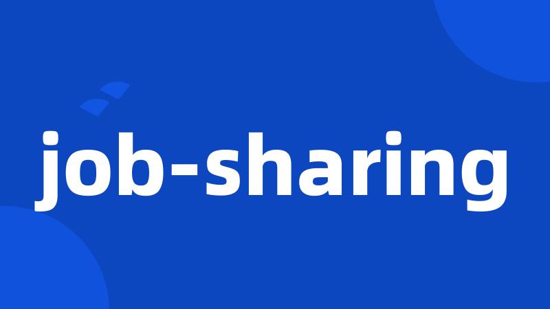 job-sharing