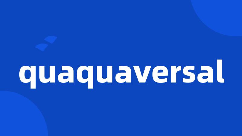 quaquaversal