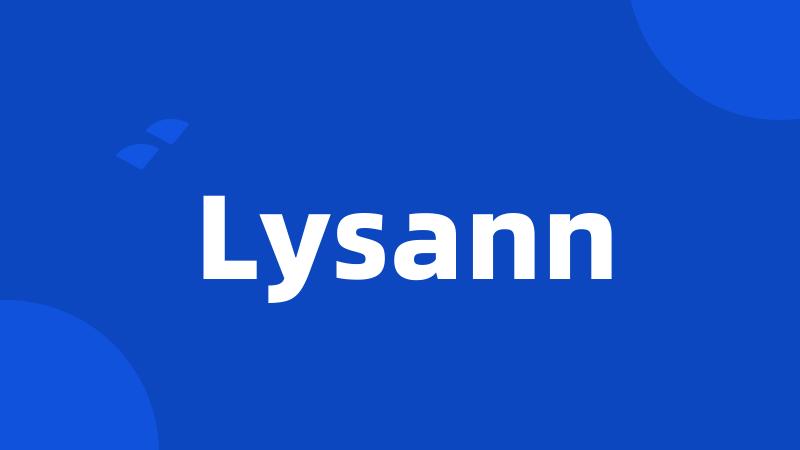 Lysann