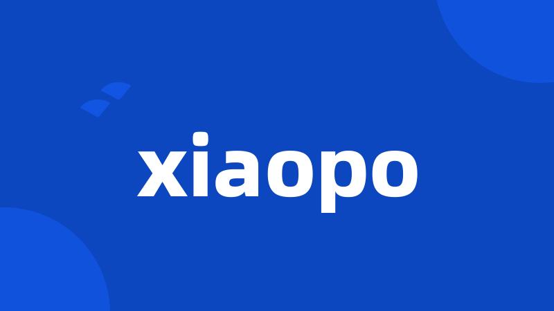 xiaopo