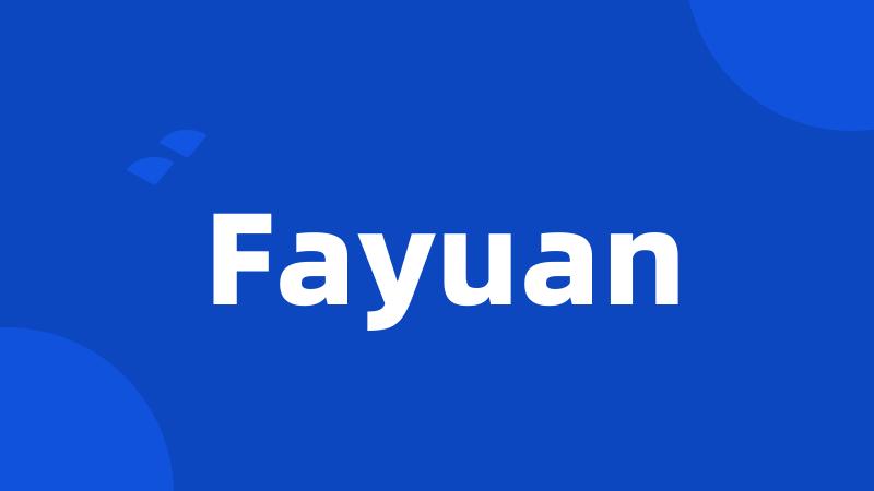 Fayuan