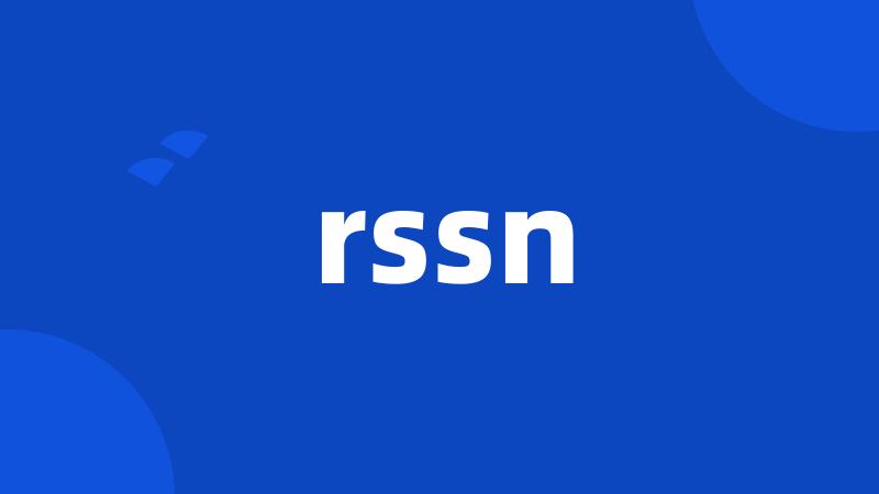 rssn