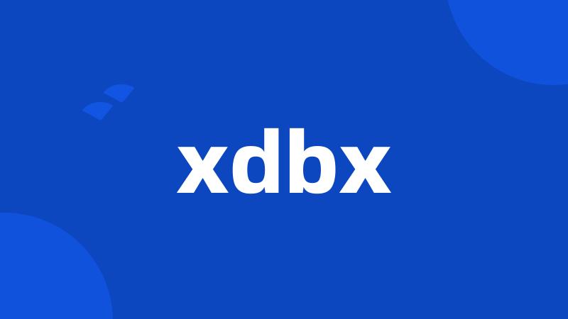 xdbx