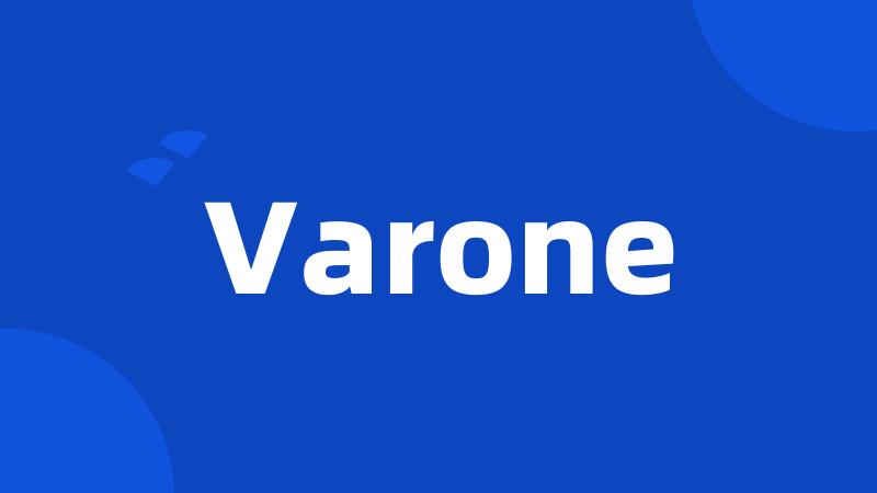 Varone