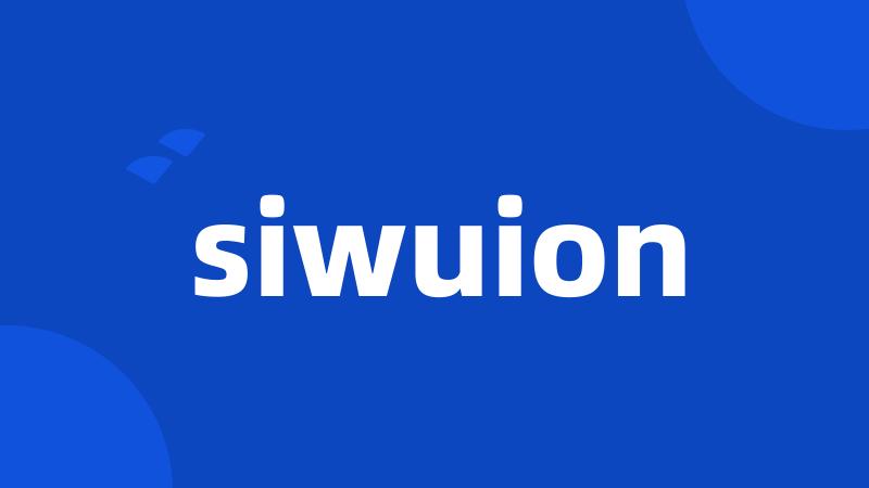 siwuion