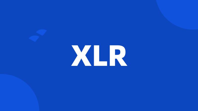 XLR