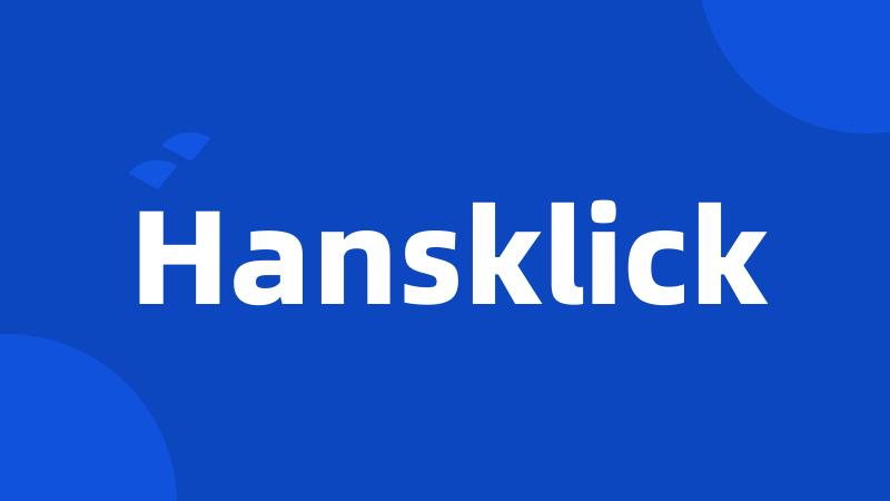 Hansklick