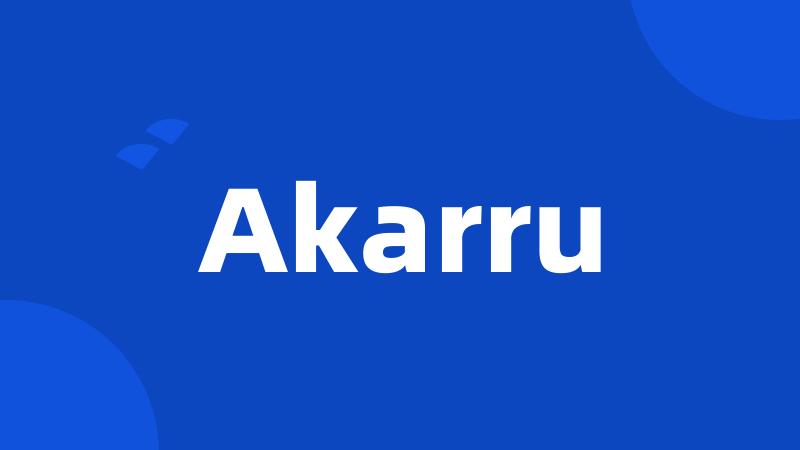 Akarru