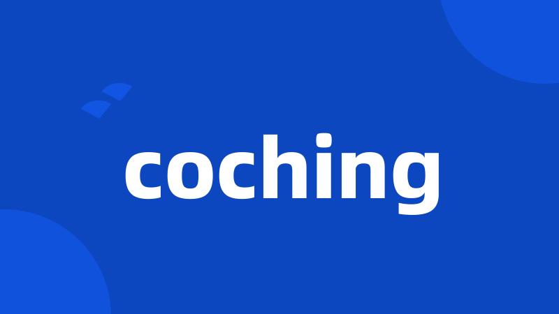 coching