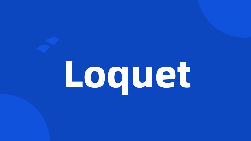 Loquet