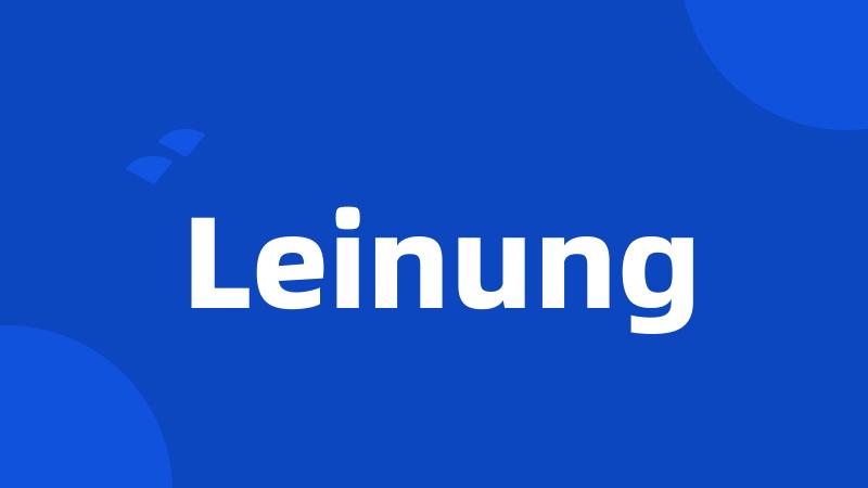 Leinung