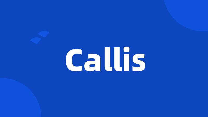 Callis