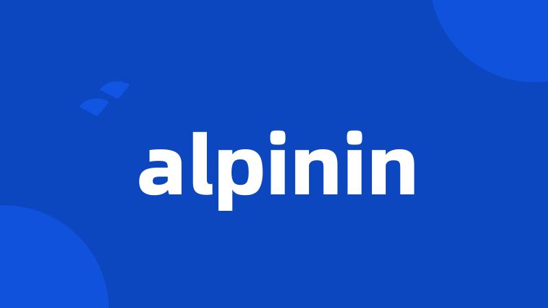 alpinin