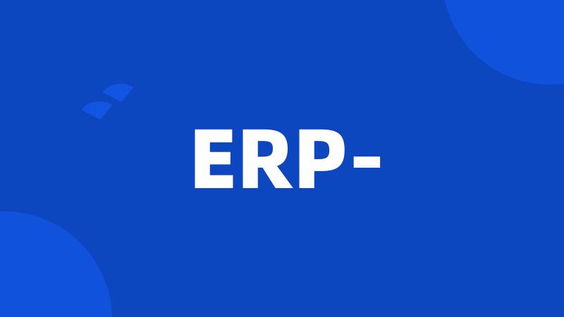 ERP-