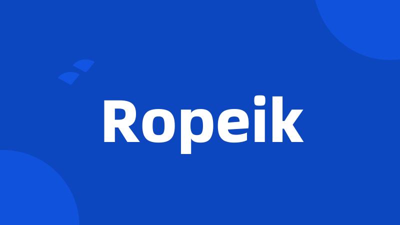 Ropeik