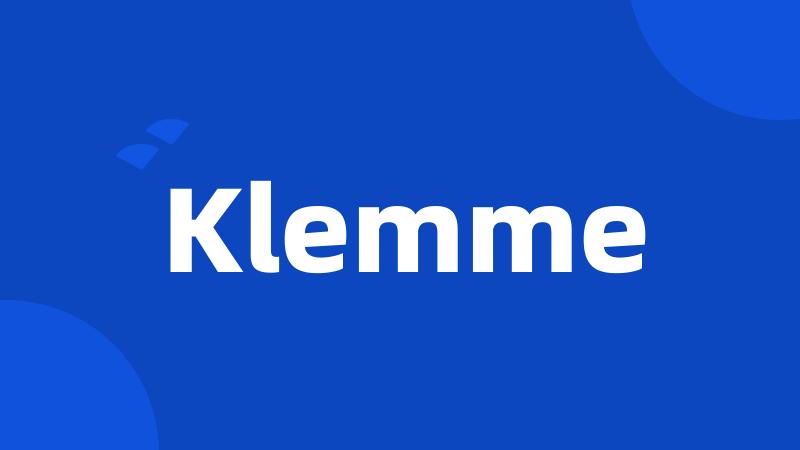 Klemme