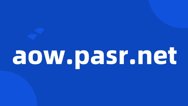 aow.pasr.net