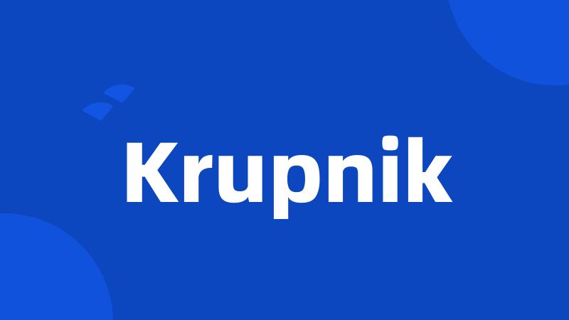 Krupnik