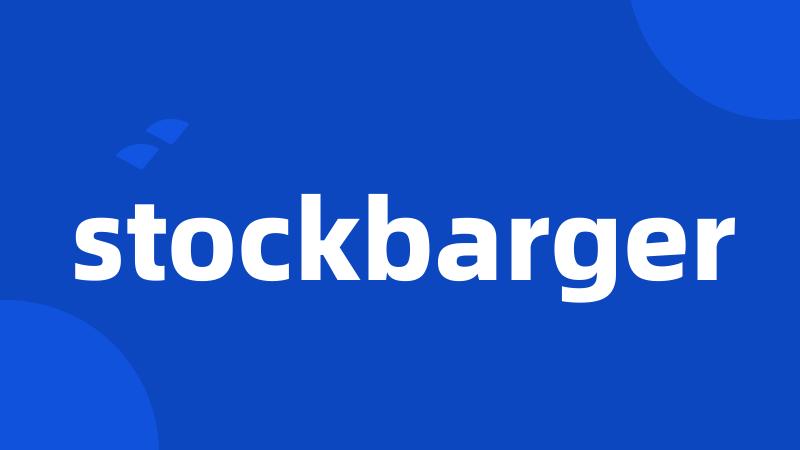 stockbarger