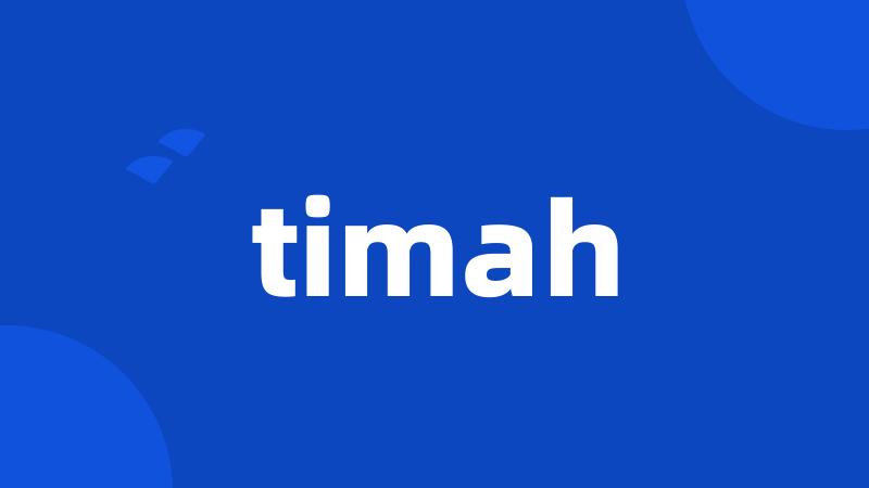 timah