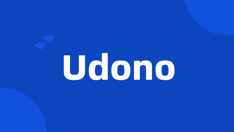 Udono