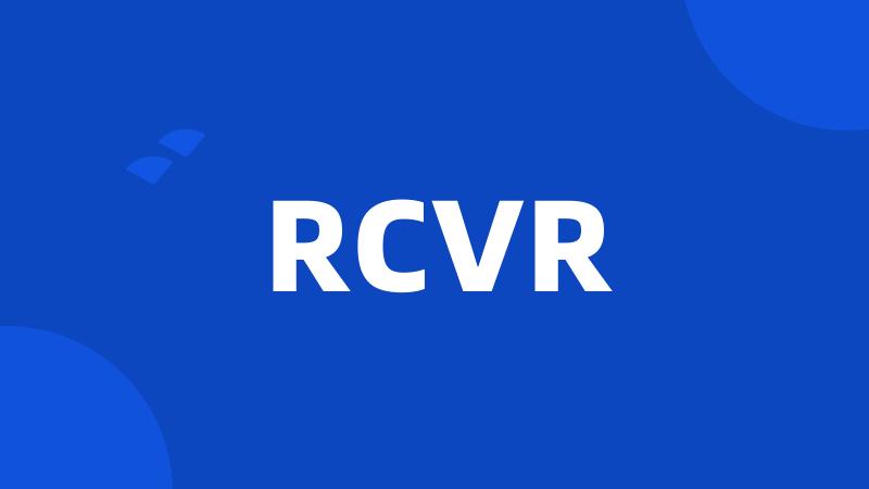 RCVR