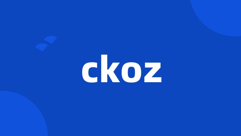 ckoz