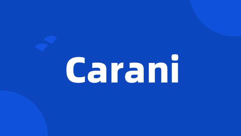 Carani