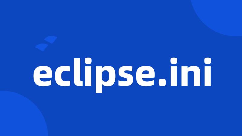 eclipse.ini