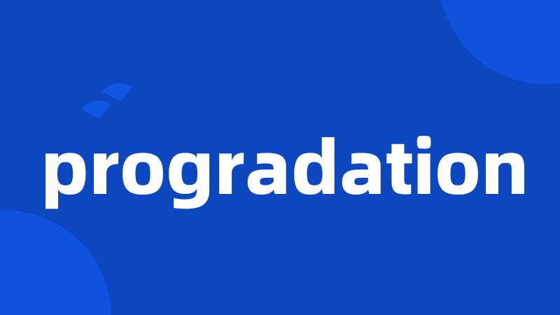 progradation