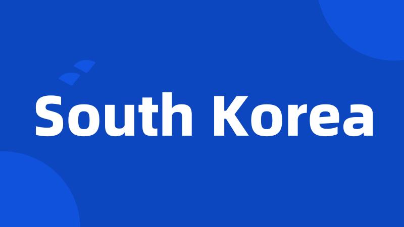 South Korea