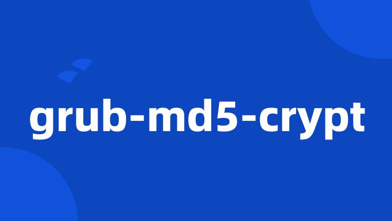 grub-md5-crypt