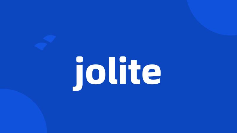 jolite