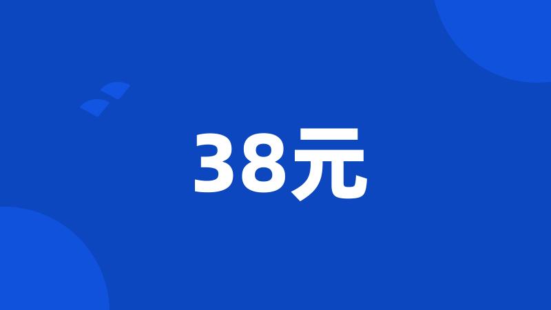 38元