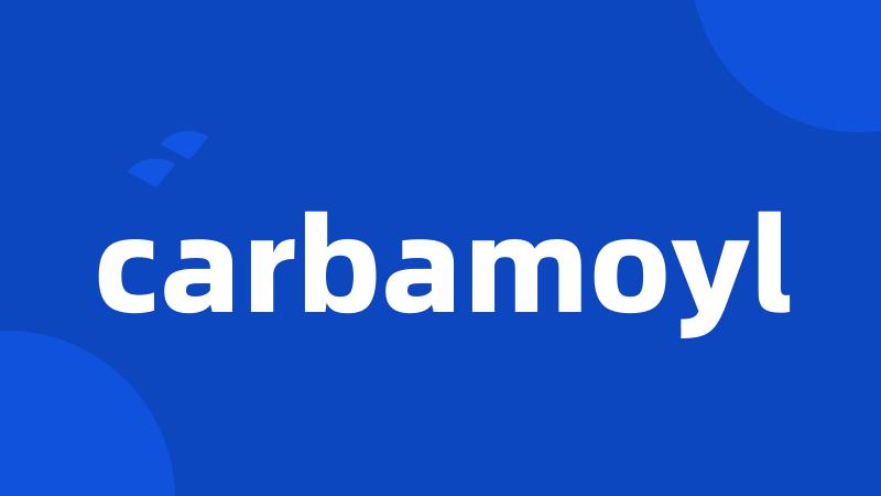 carbamoyl